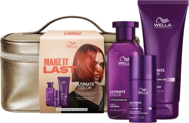 Wella Professionals Ultimate Color Shampoo 250ml + Conditioner 200ml + Leave-In 30ml Geschenkset
