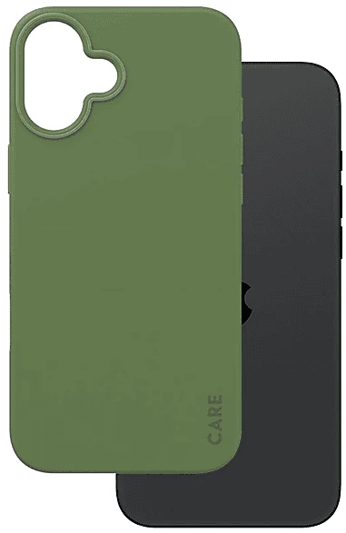 PanzerGlass Care Fashionable Case MagSafe für Apple iPhone 16 Plus Piquant Green