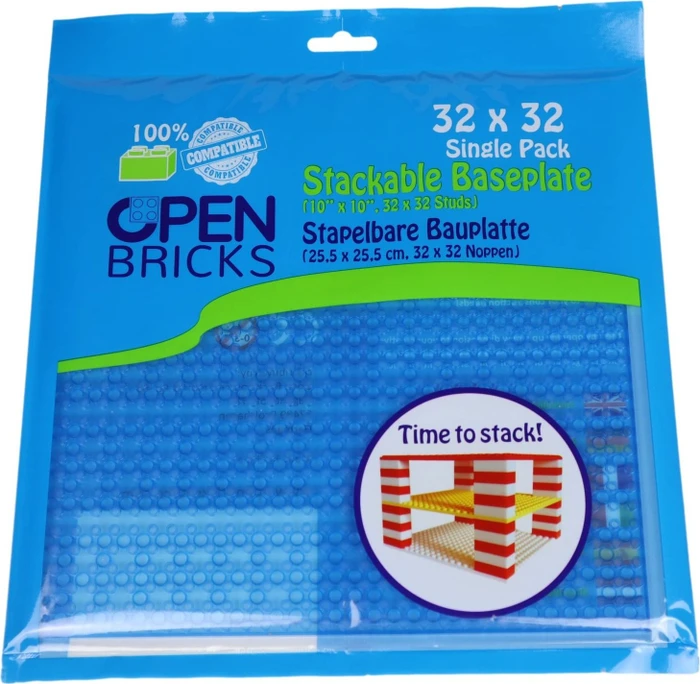Open Bricks Stapelbare Bauplatte 32x32 Single Pack