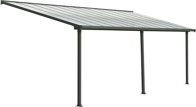 Palram Canopia Olympia Terrassenüberdachung grau