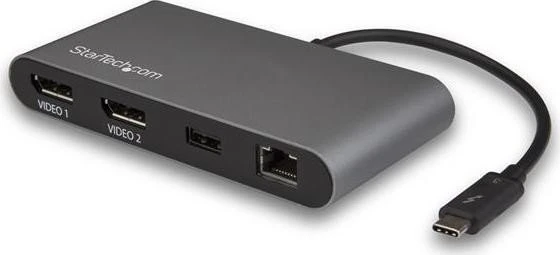 StarTech Dual-4K Mini Thunderbolt 3 Dock mit DisplayPort