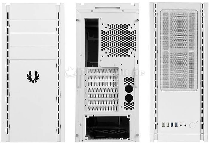 BitFenix Shinobi Core USB 3.0 weiß, Acrylfenster, schallgedämmt
