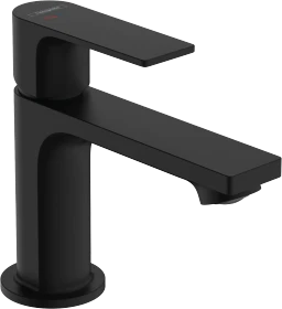 Hansgrohe Rebris E 80 CoolStart EcoSmart+ mit Zugstangen-Ablaufgarnitur mattschwarz