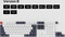 Keychron OEM Dye-Sub Keycap-Set Bluish Black White - Version B, Kunststoff (PBT), Bluish Black White, weiß/schwarz/blau, 114 Tasten, ANSI-US Vorschaubild