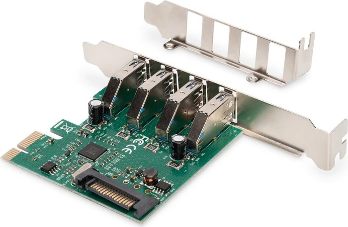 Digitus 4x USB-A 3.0, PCIe 2.0 x1