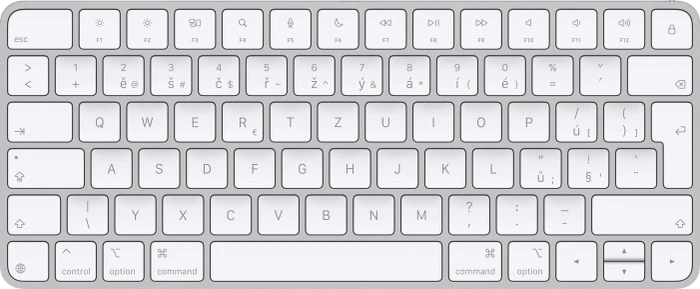 Apple Magic Keyboard (USB-C), weiß/silber, USB/Bluetooth, CZ