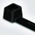 HellermannTyton Kabelbinder innenverzahnt, 3.5mm, 150mm, schwarz, 100 Stück (111-03260 / T30R-PA66W-BK)