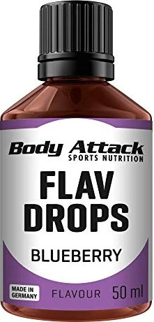 Body Attack Flav Drops Blueberry 50ml