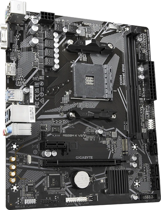 GIGABYTE A520M K V2 (AMD AM4)