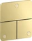 Hansgrohe Axor ShowerSelect ID softsquare Kontrollfeld Ventil für 3 Verbraucher brushed brass Vorschaubild