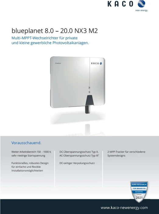 Kaco new energy blueplanet 15.0 NX3 M2