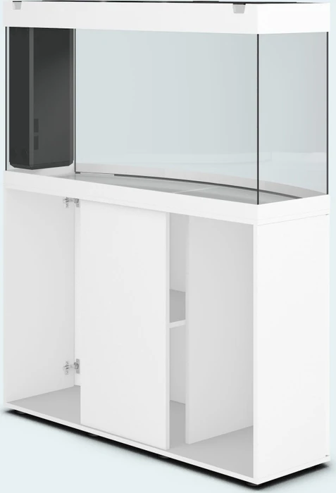 Juwel Vision 260 LED Aquarium-Set mit Unterschrank, weiß/weiß, 260l