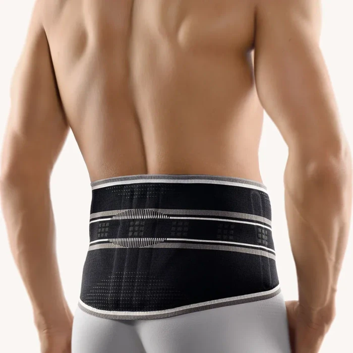 Bort Medical StabiloBasic Rückenbandage mit Pelotte Größe 6 schwarz, 1 Stück
