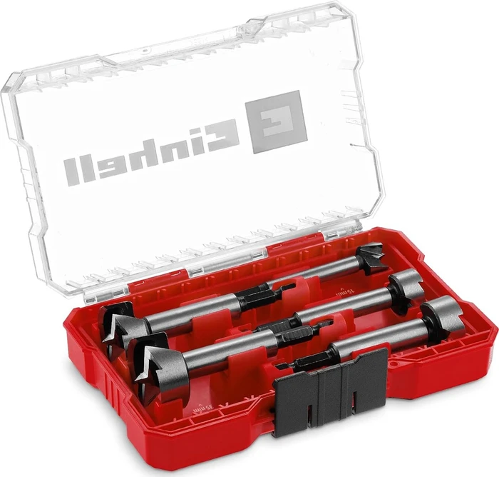 Einhell M-Case Forstnerbohrer-Sortiment inkl. Werkzeugbox, 5-tlg.