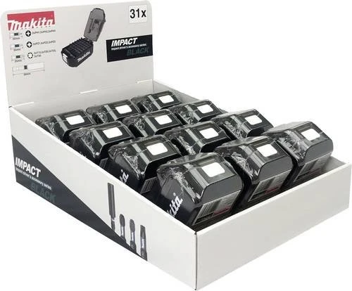 Makita Impact Bitset, 31-tlg. 12 Stück