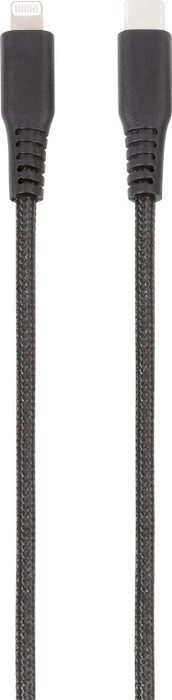 Vivanco LongLife USB-C/Lightning Kabel 0.5m schwarz