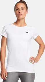 Under Armour HeatGear Armour Funktionsshirt kurzarm weiß/schwarz (Damen)