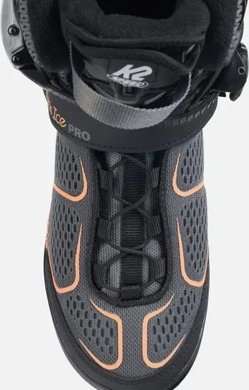 K2 Alexis Ice Pro Eislaufschuhe schwarz/grau/orange (Damen)