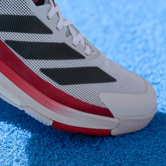 adidas Crazyquick Boost Padel cloud white/core black/lucid red (Herren)