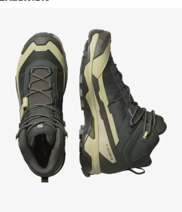 Salomon X Ultra 5 Mid GTX peat/gray green/blue nights (Herren)