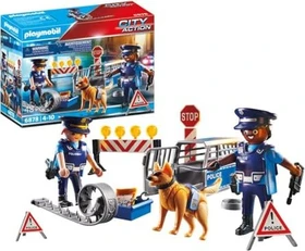 playmobil City Action Polizei-Straßensperre