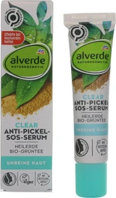 Alverde Clear Heilerde Bio-Grüner-Tee Anti-Pickel SOS-Serum, 15ml