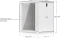 Ubiquiti 12U Rack Cabinet, 19" Wandgehäuse 12HE, Glastür, weiß, 450mm tief Vorschaubild