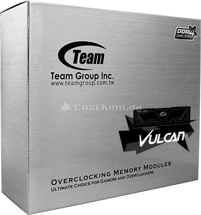 TeamGroup Vulcan blau UDIMM 16GB Kit, DDR4-2800, CL16-16-16-36