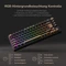RK Royal Kludge M75 Wireless, grau/schwarz, LEDs RGB, hot-swap, RK RED, USB/Bluetooth, DE Vorschaubild