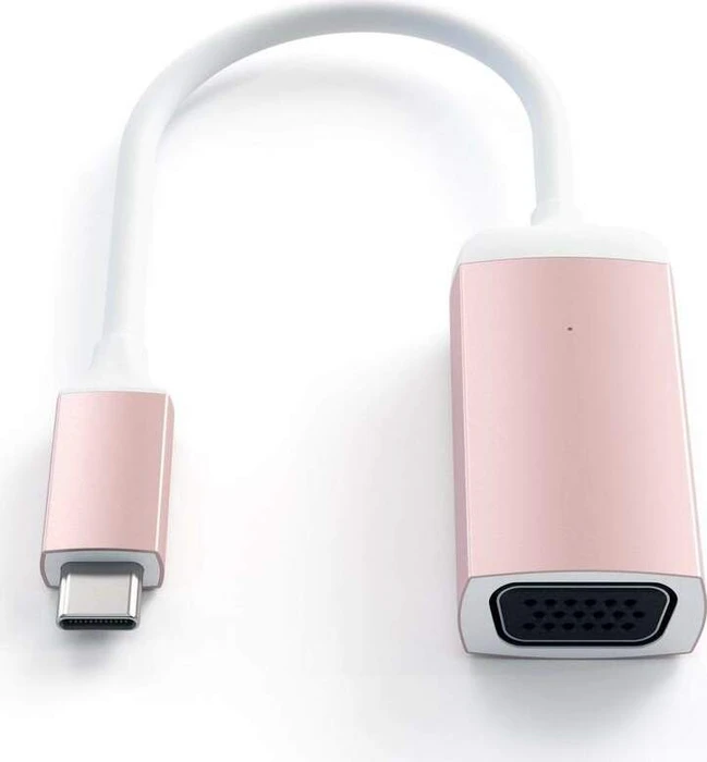 Satechi USB-C auf VGA Adapter, rose gold