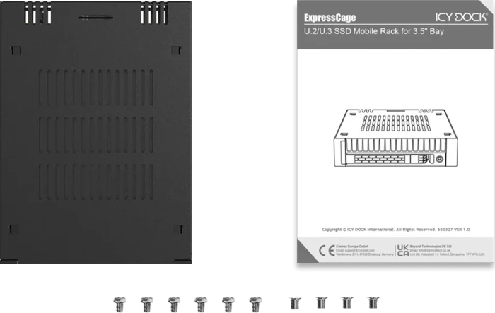 Icy Dock ExpressCage MB741V4P-B