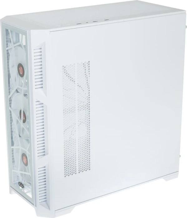 Raijintek Ponos Ultra White TG4, weiß, Glasfenster