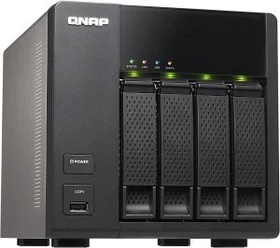 QNAP Turbo Station TS-412, 256MB RAM, 2x RJ-45 1000Base-T, 4x USB-A 2.0