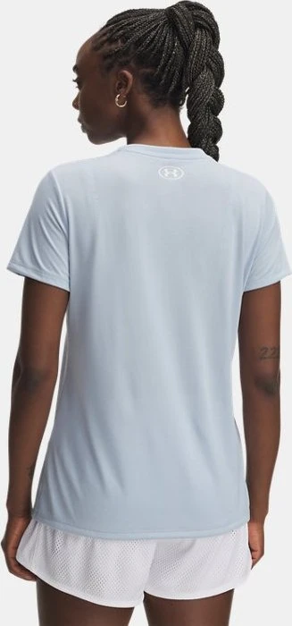 Under Armour Tech V Funktionsshirt kurzarm blue calm/white (Damen)