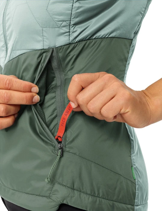 Vaude Freney V Funktionsweste dusty fern (Damen)