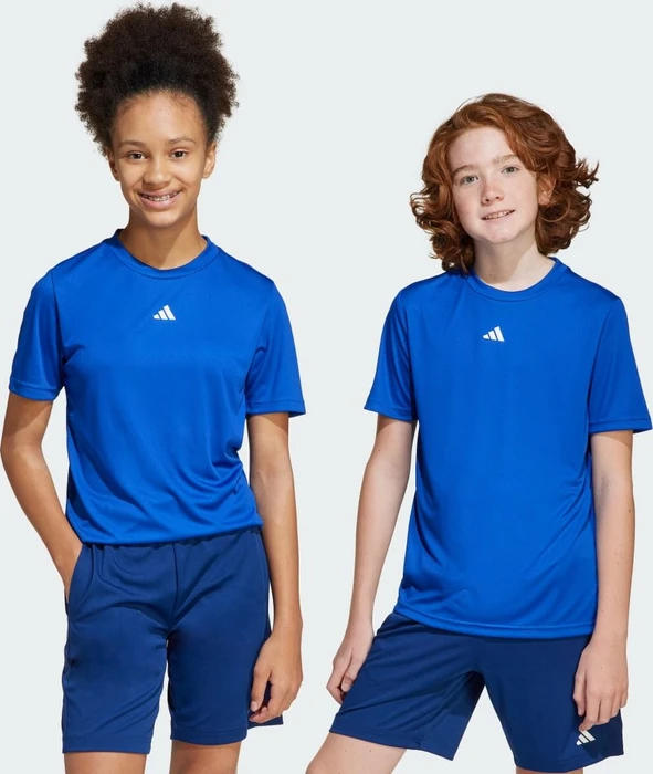 adidas Train Essentials Logo Regular Fit Funktionsshirt kurzarm royal blue/white (Junior)