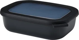 Mepal Multischüssel Cirqula rechteckig Aufbewahrungsbehälter 1l nordic black