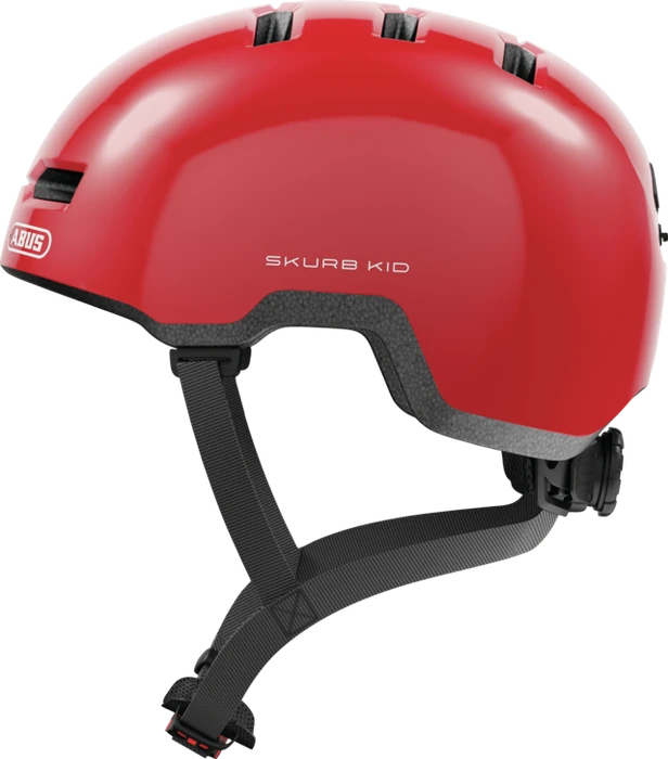 ABUS Skurb Kinderhelm shiny red
