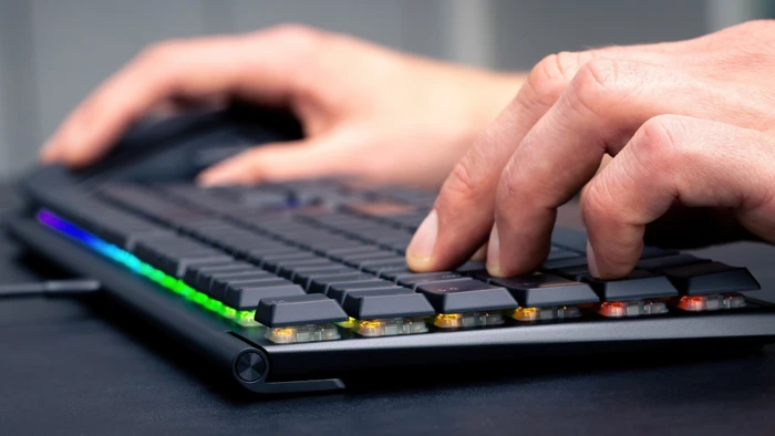 Cherry MX 10.0N, LEDs RGB, schwarz, MX LOW PROFILE RGB SPEED, USB, CH