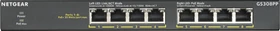 Netgear SOHO GS300 Desktop Gigabit Switch, 8x RJ-45, 83W PoE+ (GS308PP-100)