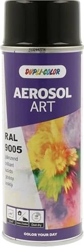 Dupli-Color Aerosol Art Acryllack-Spray RAL 9005 tiefschwarz glänzend, 400ml