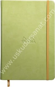 Rhodia Rhodiarama Notizbuch, A5, liniert, Hardcover, anisgrün, 96 Blatt