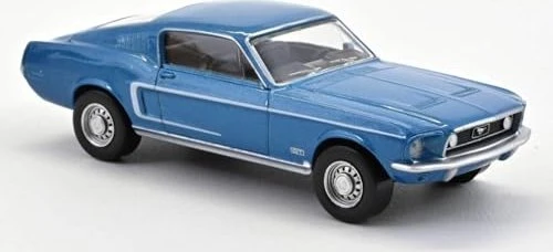 Norev Jet-Car Ford Mustang Fastback 1968 acapulco blau