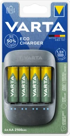 Varta Eco Charger inkl. 4x AA 2100mAh