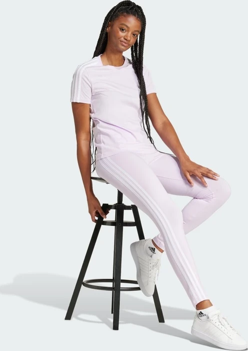 adidas Future Icons 3-Streifen Hose lang ice lavender (Damen)