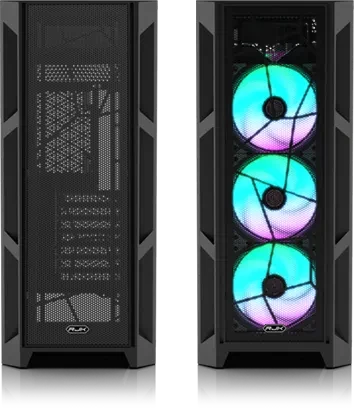 Raijintek Arcadia III, Glasfenster