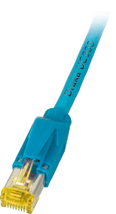 EFB Elektronik TM31 UC900 Patchkabel, Cat7/Cat6a, S/FTP, RJ-45/RJ-45, 2m, blau