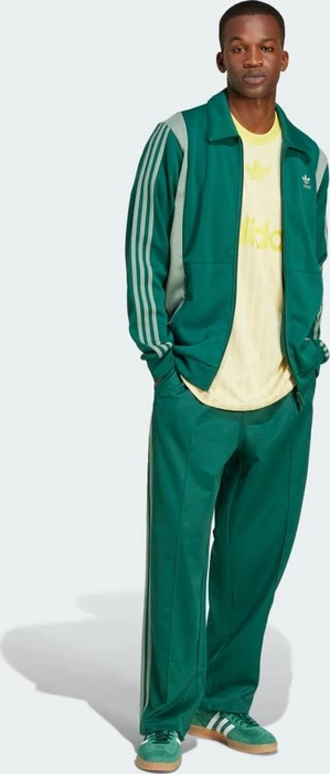 adidas Adicolor Baggy Fit Firebird Trainingshose lang collegiate green (Herren)