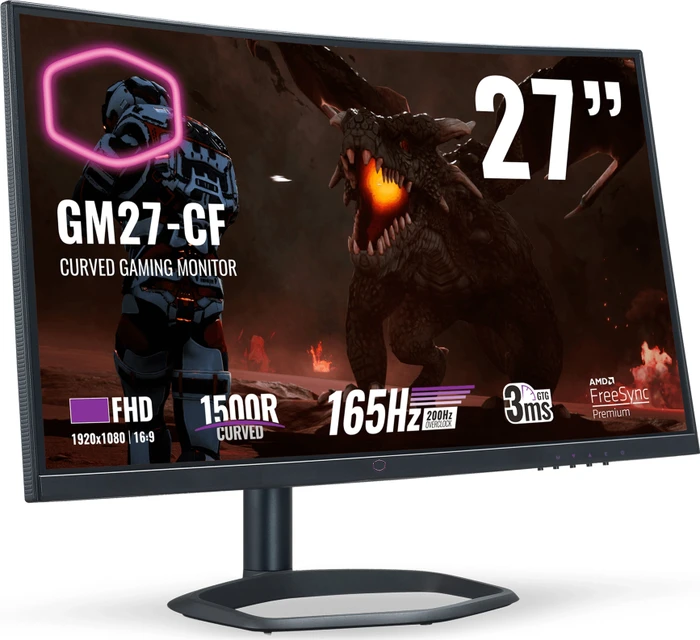 Cooler Master GM27-CF Curved Gaming Monitor, 27"