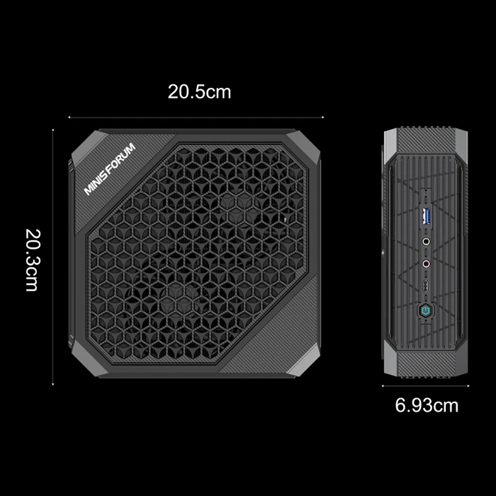 Minisforum Neptune HX80G, Ryzen 7 5800H, Radeon RX 6600M